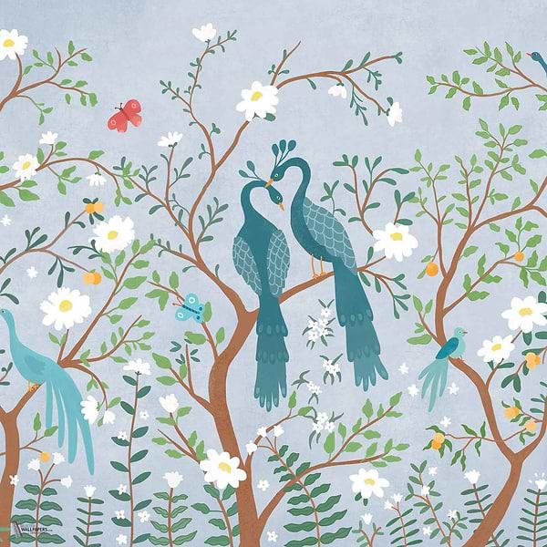 Edo Kids Tapete in Aqua von Coordonne