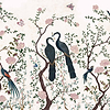 Edo Textile wallpaper in Swan by Coordonne