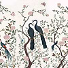 Edo Textile wallpaper in Swan by Coordonne