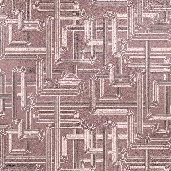 Gatsby Metallics wallpaper in Rose by Coordonne