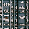 Guille Garcia-Hoz - Ceramic Fauna wallpaper in Endrino by Coordonne