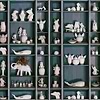 Guille Garcia-Hoz - Ceramic Fauna wallpaper in Endrino by Coordonne