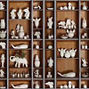 Guille Garcia-Hoz - Ceramic Fauna wallpaper in Fulgor by Coordonne