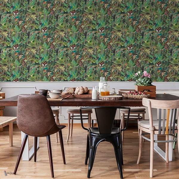 Hidden Puma wallpaper in Spring by Coordonne — interior