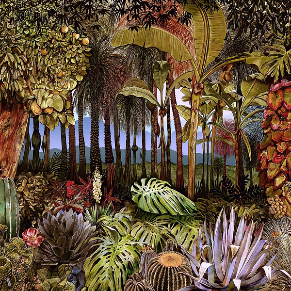 Jose Manuel Hortelano-Pi - Botanico wallpaper in Manana by Coordonne