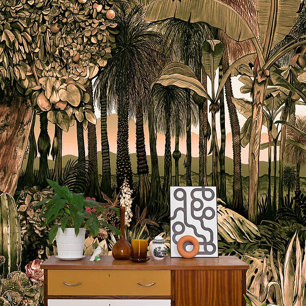 Jose Manuel Hortelano-Pi - Botanico wallpaper in Tarde by Coordonne — interior