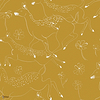 Jumping Bambis wallpaper in Curry by Coordonne
