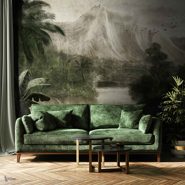 Kodo Metallics Tapete in Silver von Coordonne — Interieur