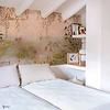 Lotus Textile wallpaper in Autum by Coordonne — interior