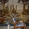 Meiji wallpaper in Rose by Coordonne