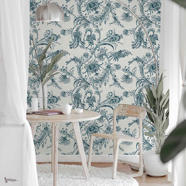 Mithology Tapete in Blue von Coordonne — Interieur