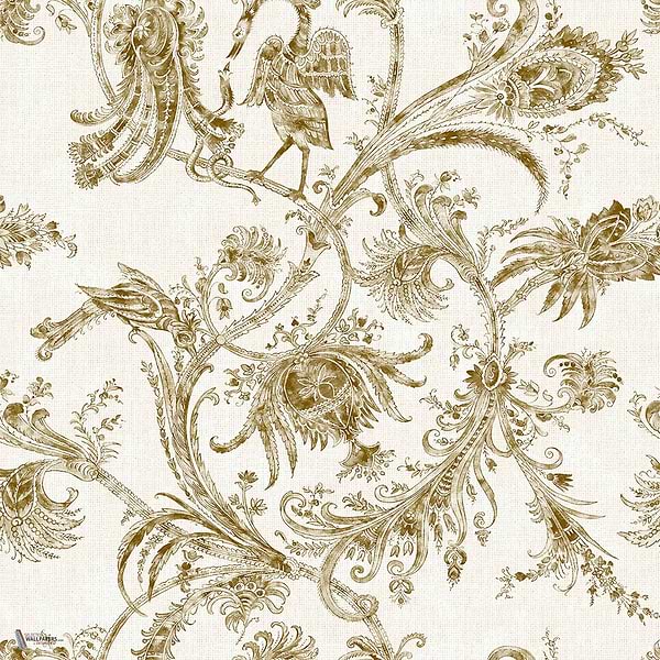 Mithology Tapete in Gold von Coordonne