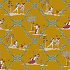 Neo-Bucolic wallpaper in Mustard by Coordonne
