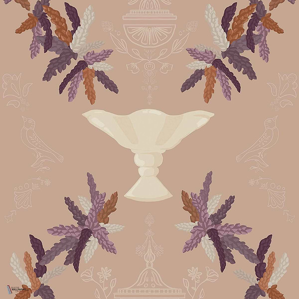 Neo-Rococo wallpaper in Nude by Coordonne