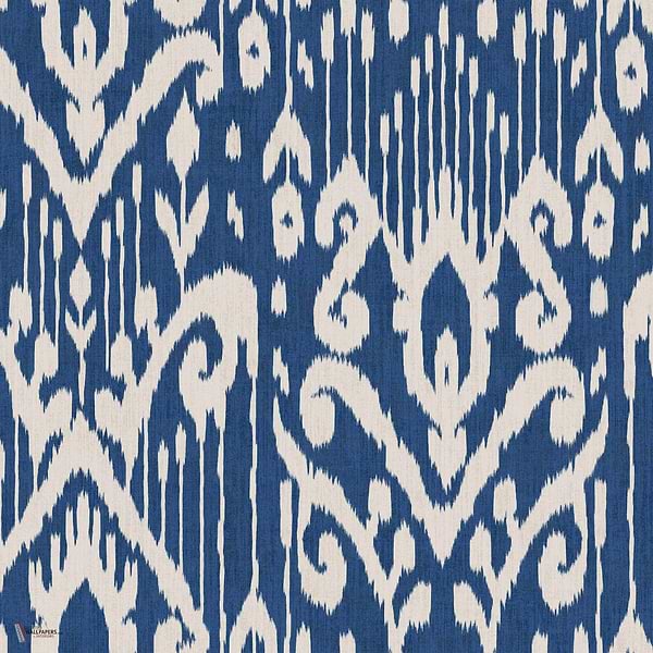 Padmasalis wallpaper in Blue by Coordonne
