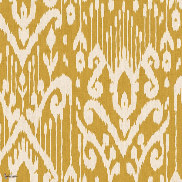 Padmasalis wallpaper in Mustard by Coordonne
