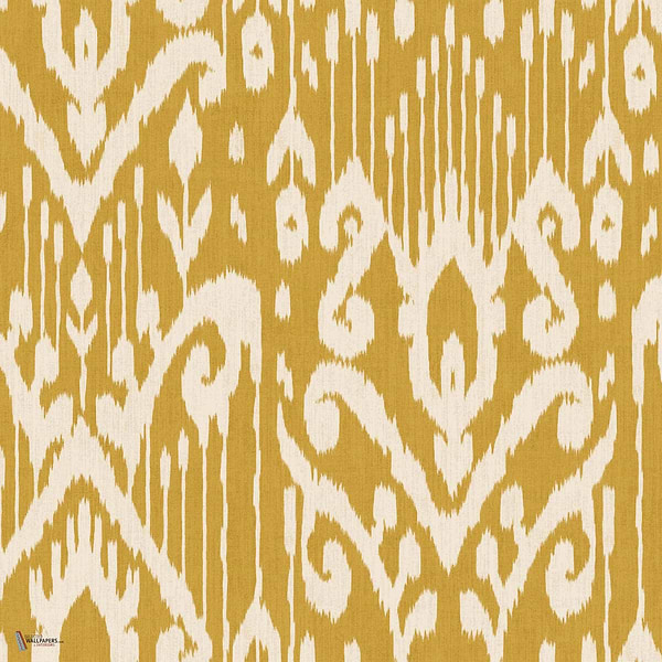 Padmasalis wallpaper in Mustard by Coordonne