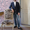 Paravent des amandiers - Amaro Sanchez de Moya wallpaper in Pink by Coordonne — interior
