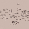 Sea Current wallpaper in Nude by Coordonne