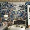 Tapestry wallpaper in Blue by Coordonne — interior