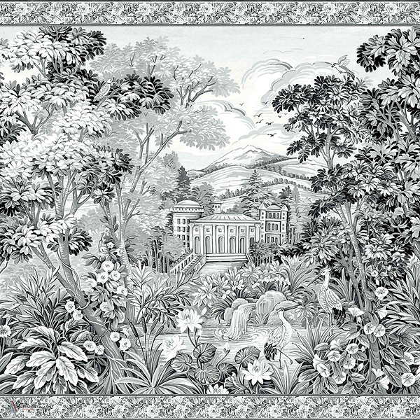 Tapestry wallpaper in Off by Coordonne
