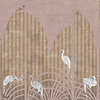 Tassel wallpaper in Rose by Coordonne