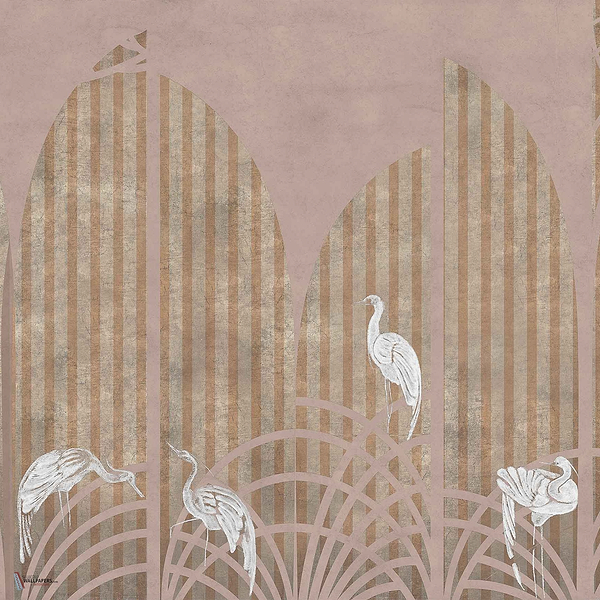 Tassel wallpaper in Rose by Coordonne
