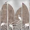 Tassel Metallics wallpaper in Silver by Coordonne
