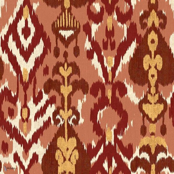 Uzbek wallpaper in Clay by Coordonne