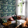 Uzbek wallpaper in Green by Coordonne