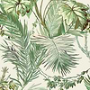 Vegetable wallpaper in White by Coordonne