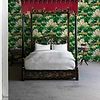 Yu Garden wallpaper in Emerald by Coordonne — interior
