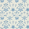 Daisy Tapete in Blue/Ivory van Morris & Co