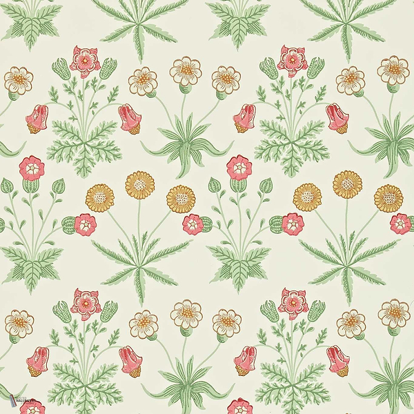 Daisy Tapete in Willow/Pink van Morris & Co