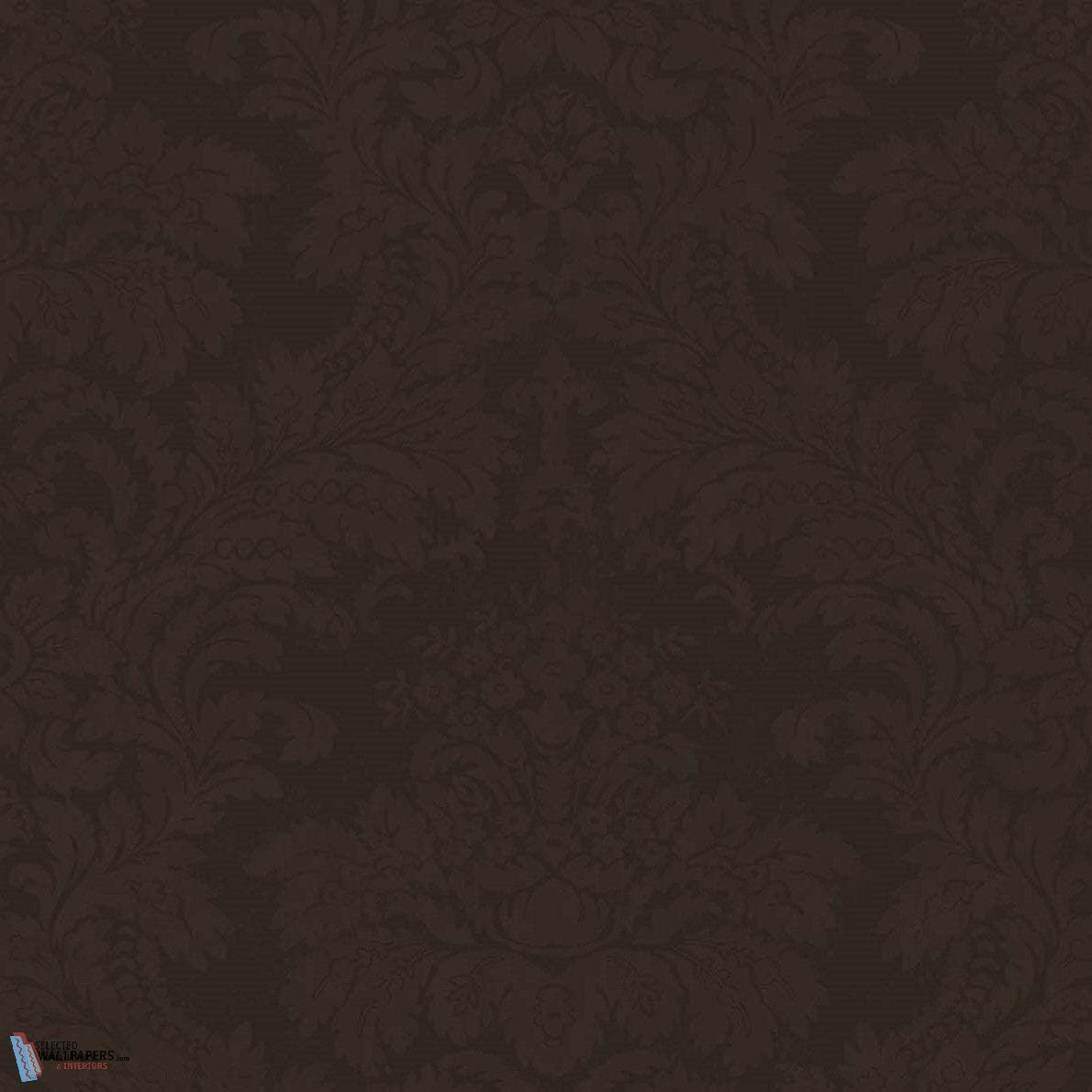 Damask Tapete in Smoked Flamingo van Texam