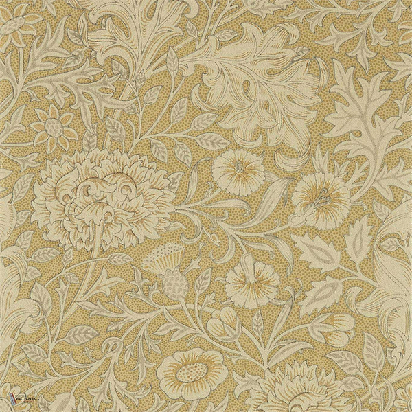 Double Bough Tapete in Antique Gold van Morris & Co