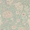 Double Bough Tapete in Teal Rose van Morris & Co