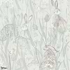 Dune Hares wallpaper in Pebble van Sanderson
