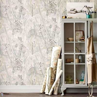 Dune Hares wallpaper van Sanderson