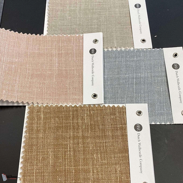 Linen wallpaper by Dutch Walltextile Company