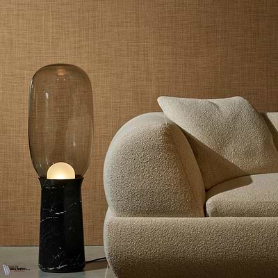 Linen wallpaper by Dutch Walltextile Company