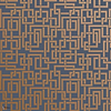 Enigma wallpaper in Blue Gold van Farrow & Ball