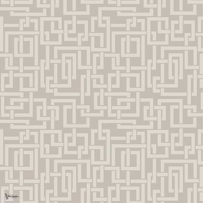 Enigma wallpaper in Purbeck Stone van Farrow & Ball