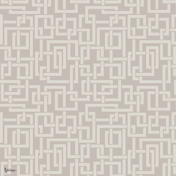 Enigma wallpaper in Purbeck Stone van Farrow & Ball