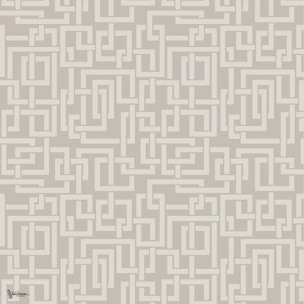 Enigma wallpaper in Purbeck Stone van Farrow & Ball