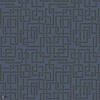 Enigma wallpaper in Stiffkey Blue van Farrow & Ball