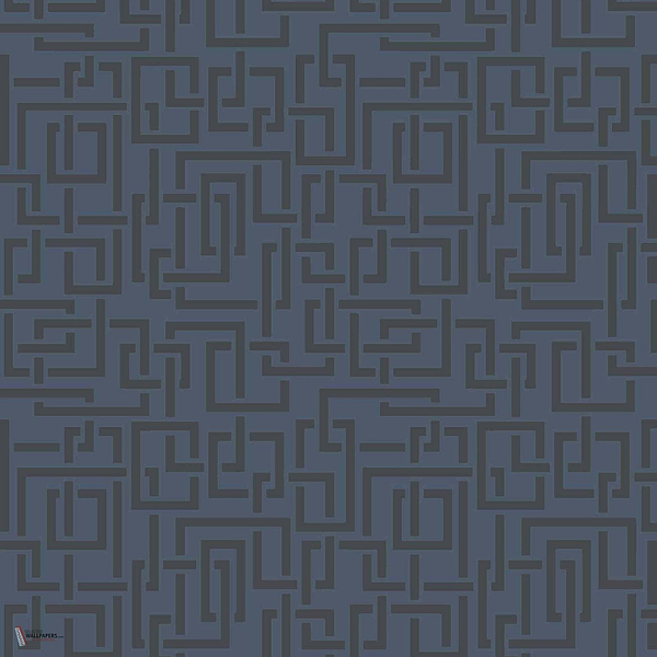 Enigma wallpaper in Stiffkey Blue van Farrow & Ball