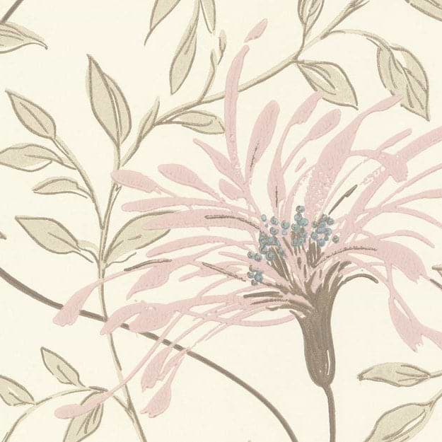 Fairhaven Tapete in Pink von 1838 wallcoverings