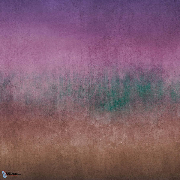 Fall wallpaper in Multi Purple van Texam