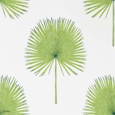 Fan Palm Tapete in Green van Sanderson